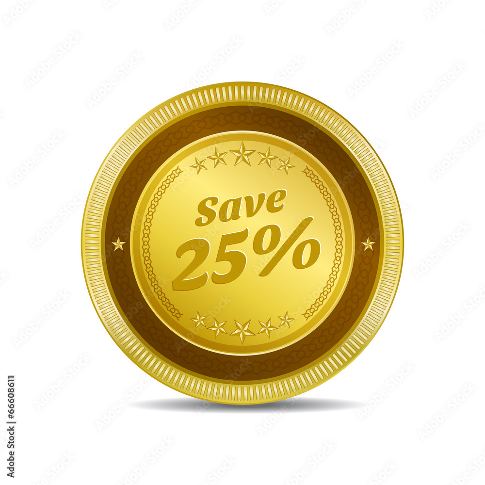 save 25 Percent Glossy Shiny Circular Vector Button save 25 Percent Glossy Shiny Circular Vector Button