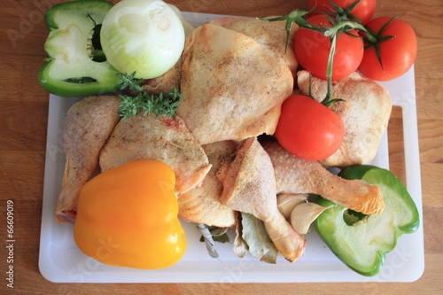 Poulet basquaise
