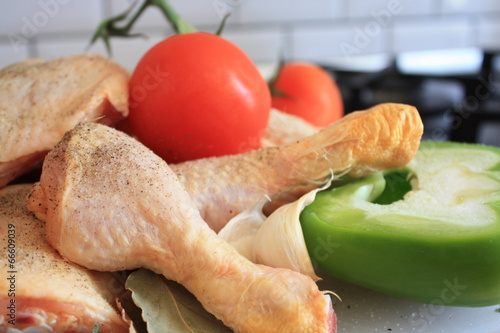 Poulet basquaise