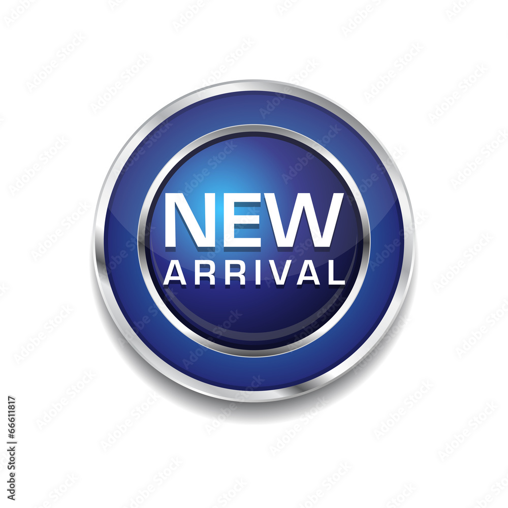 New Arrival Glossy Shiny Circular Vector Button New Arrival Glossy Shiny Circular Vector Button
