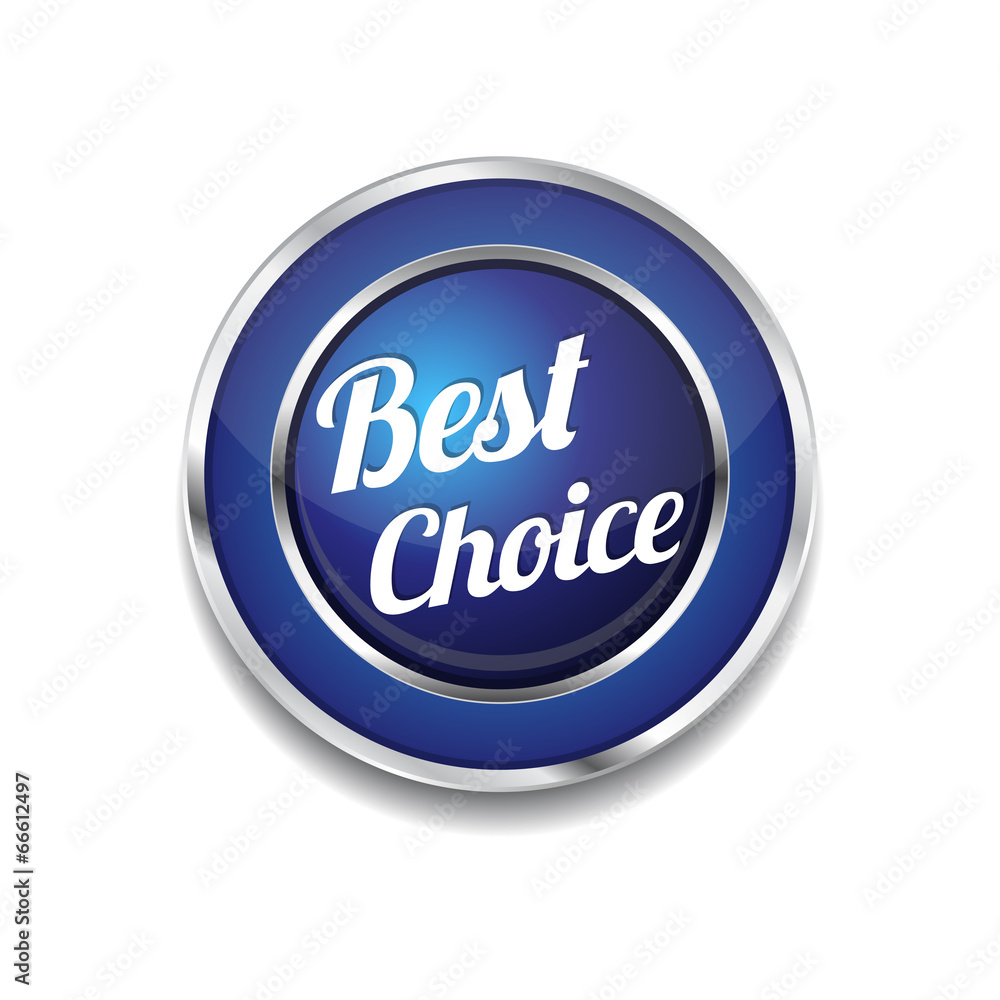 Best Choice Glossy Shiny Circular Vector Button Best Choice Glossy Shiny Circular Vector Button