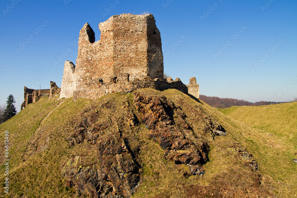 Ruins of Lichnice Castle, Czech Republic Ruins of Lichnice Castle, Czech Republic