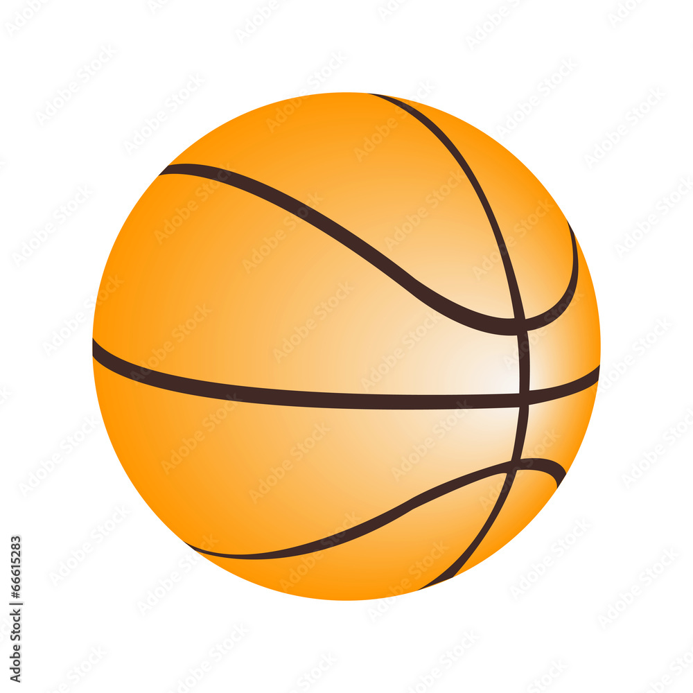 Basketball ball vector