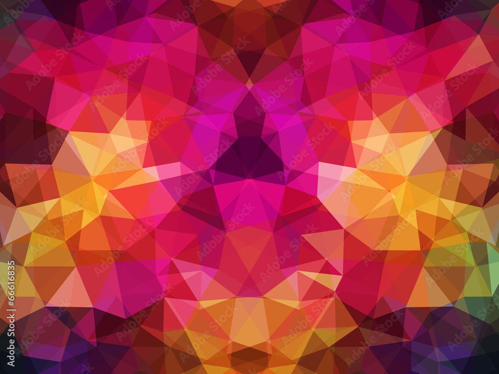 Abstract Geometrical Multicolored Background