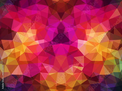 Abstract Geometrical Multicolored Background