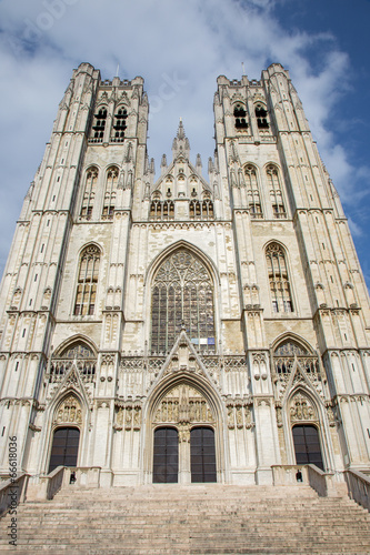 Brussels - Saint Michael and Saint Gudula gothic cathedral