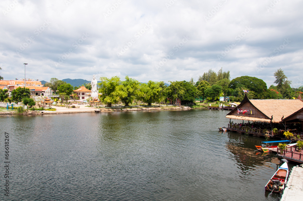 View over River Kwai, Kanchanaburi province, Thailand