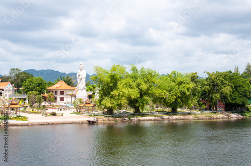 View over River Kwai, Kanchanaburi province, Thailand