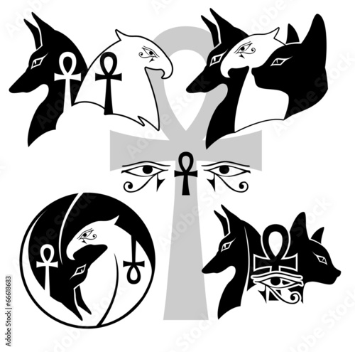 Anubis Horus Basted The God of Egypt