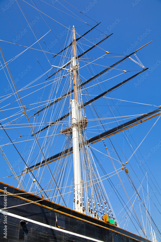 Cutty Sark English fast clipper 19th century, Greenwich Cutty Sark English fast clipper 19th century, Greenwich