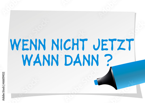 Wenn nicht jetzt wann dann 2306