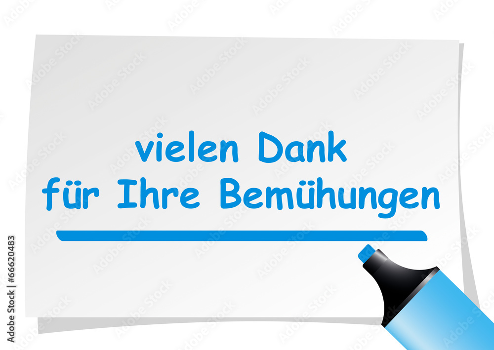 Vielen Dank für Ihre Bemühungen 2306 StockFoto Adobe Stock