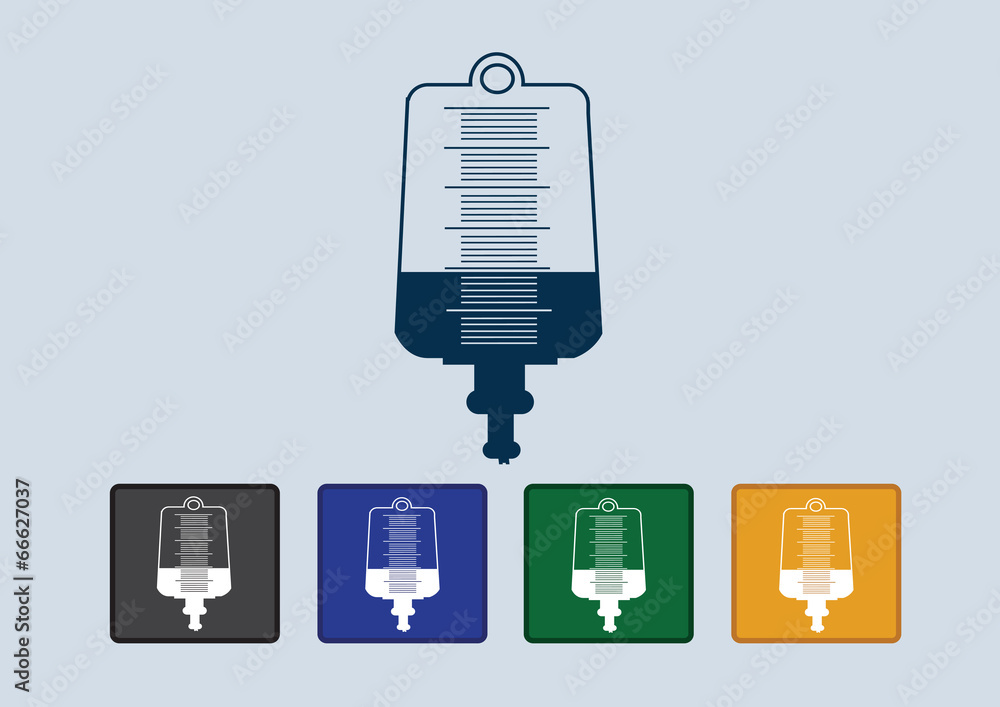 Collection of iv bag icon Collection of iv bag icon