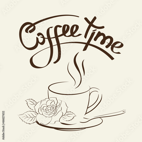 Cup of coffee.