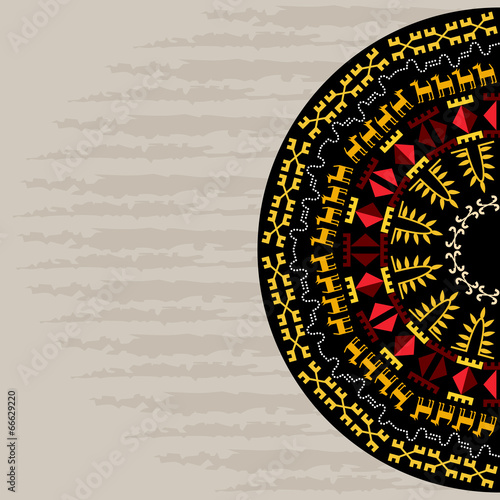 Bright Tribal Background