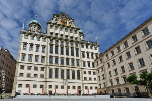 Augsburger Rathaus vom Elias-Holl-Platz