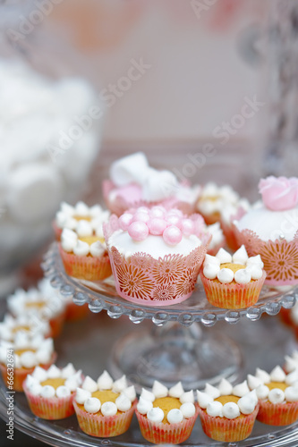 Delicious wedding cupcakes