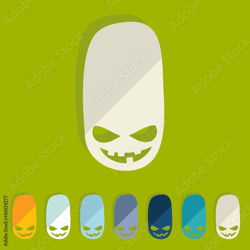 Flat design: monster