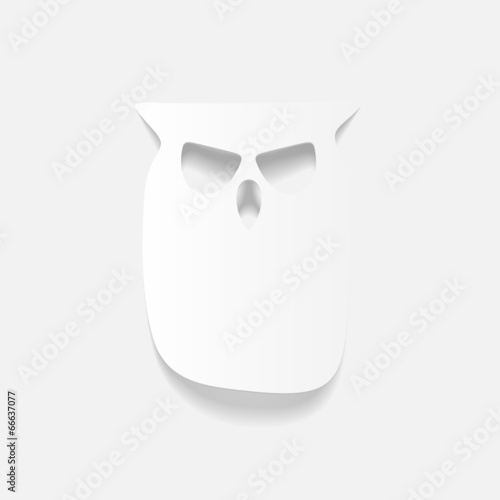 realistic design element: owl