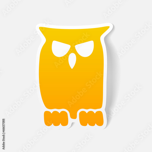 realistic design element: owl