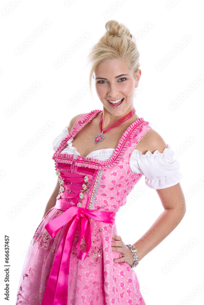 Fesches bayerisches junges Mädchen im Dirndlkleid Fesches bayerisches junges Mädchen im Dirndlkleid