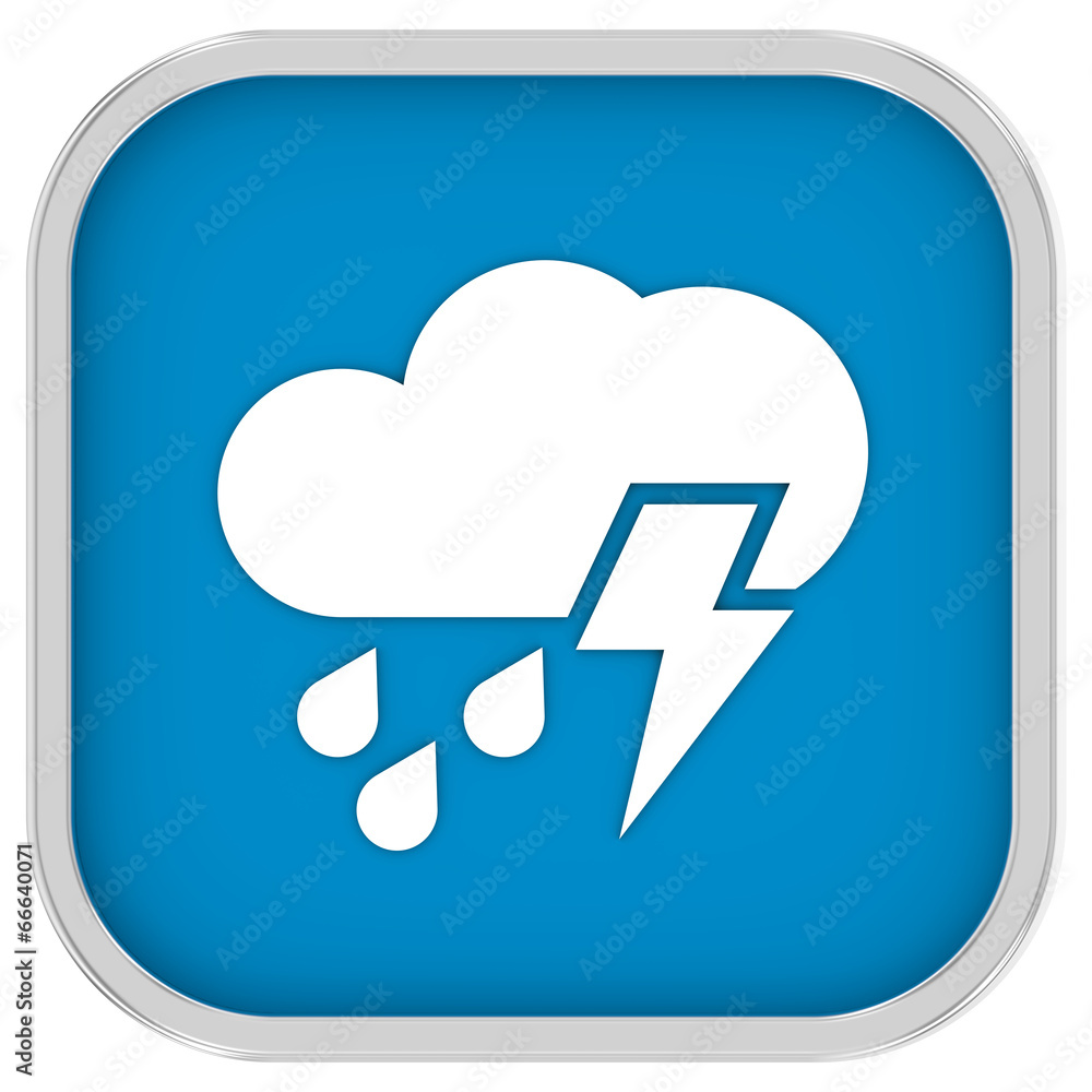 Mainly cloudy with rain and possibility of lightning sign Mainly cloudy with rain and possibility of lightning sign