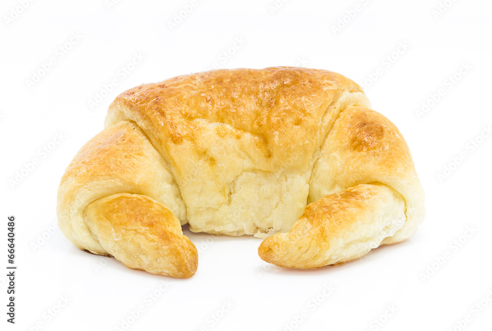 Fresh croissant isolated on white Fresh croissant isolated on white