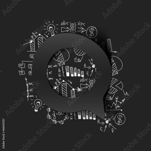 Drawing business formulas: bubble