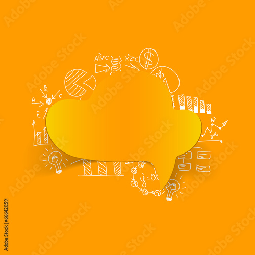 Drawing business formulas: bubble