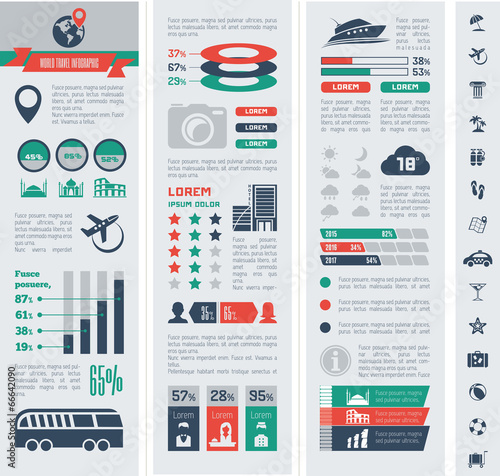 Travel Infographic Template.