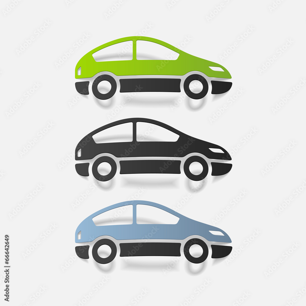 Fototapeta premium realistic design element: car