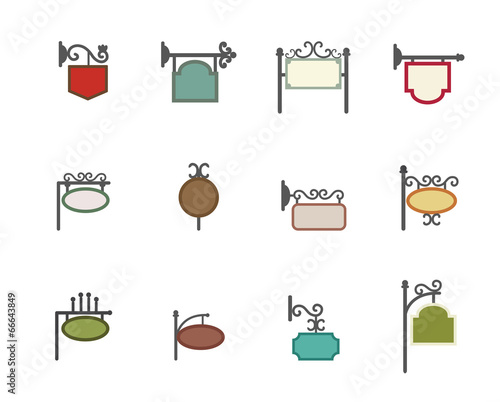 vintage signage vector eps10