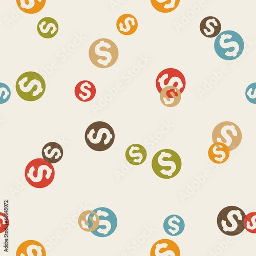 seamless background: money