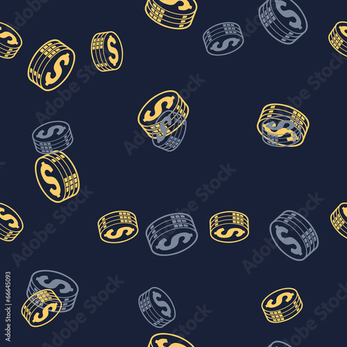 seamless background: money