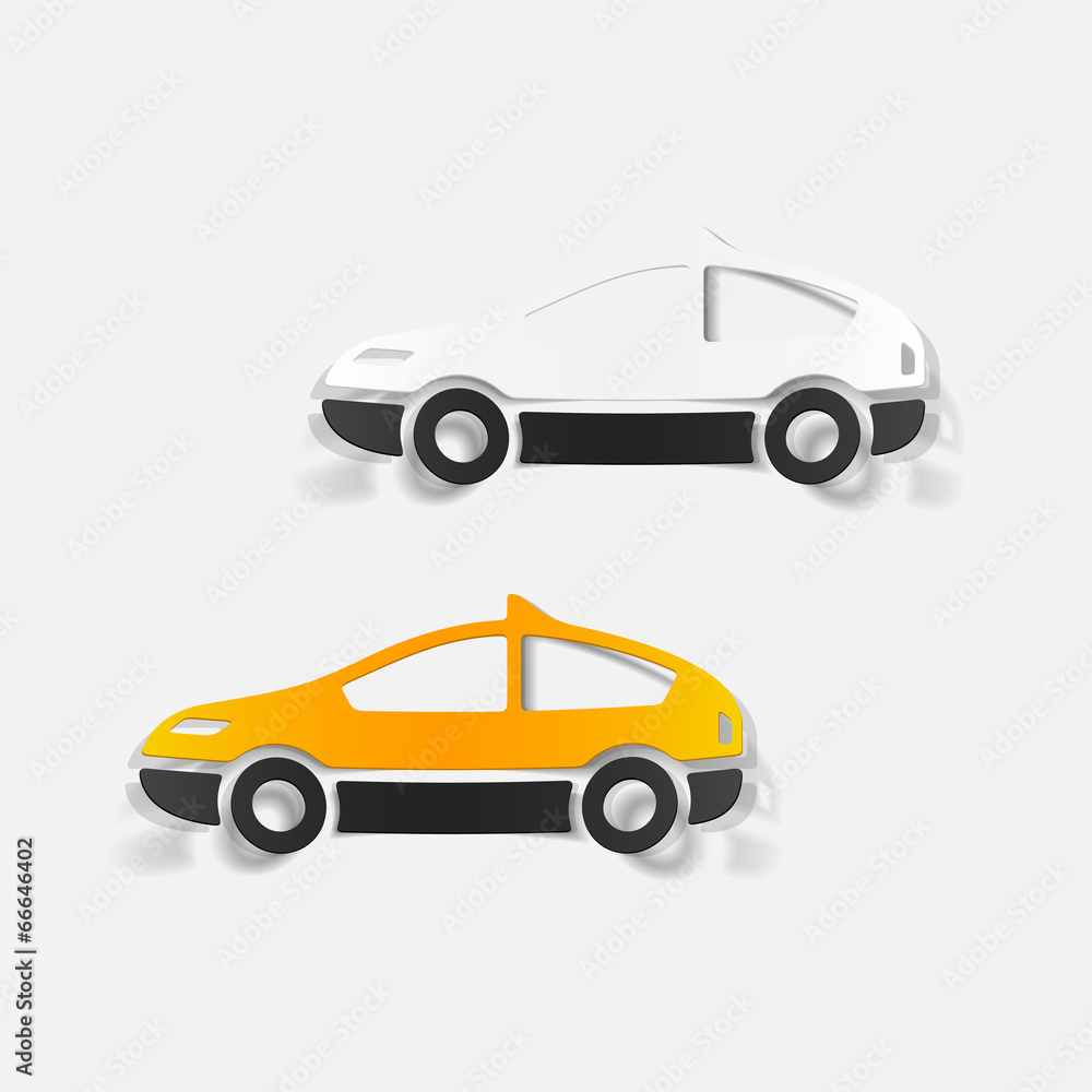 realistic design element: taxi realistic design element: taxi