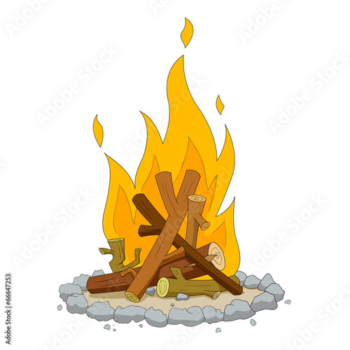 Camping fire