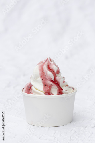 Frozen Joghurt Erdbeere