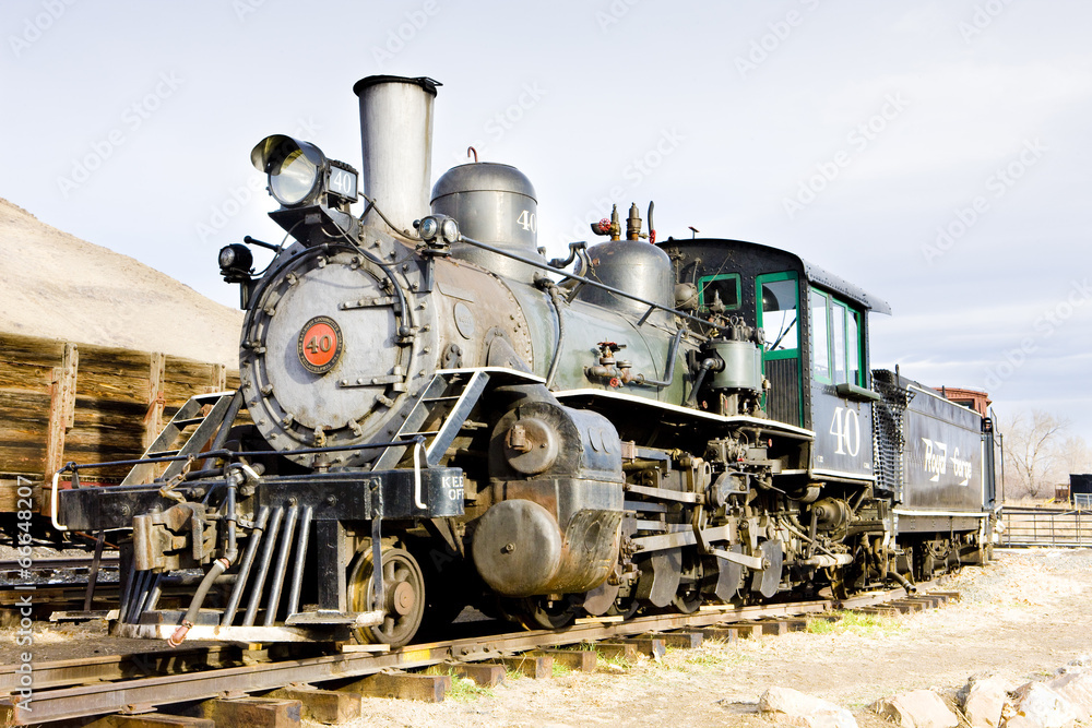 stem locomotive in Colorado Railroad Museum, USA stem locomotive in Colorado Railroad Museum, USA