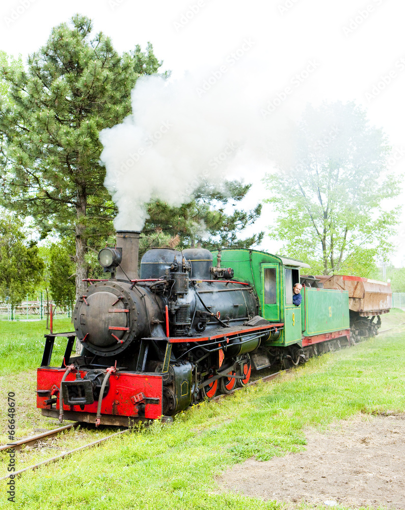 Obraz premium lokomotywy parowe, Kostolac, Serbia