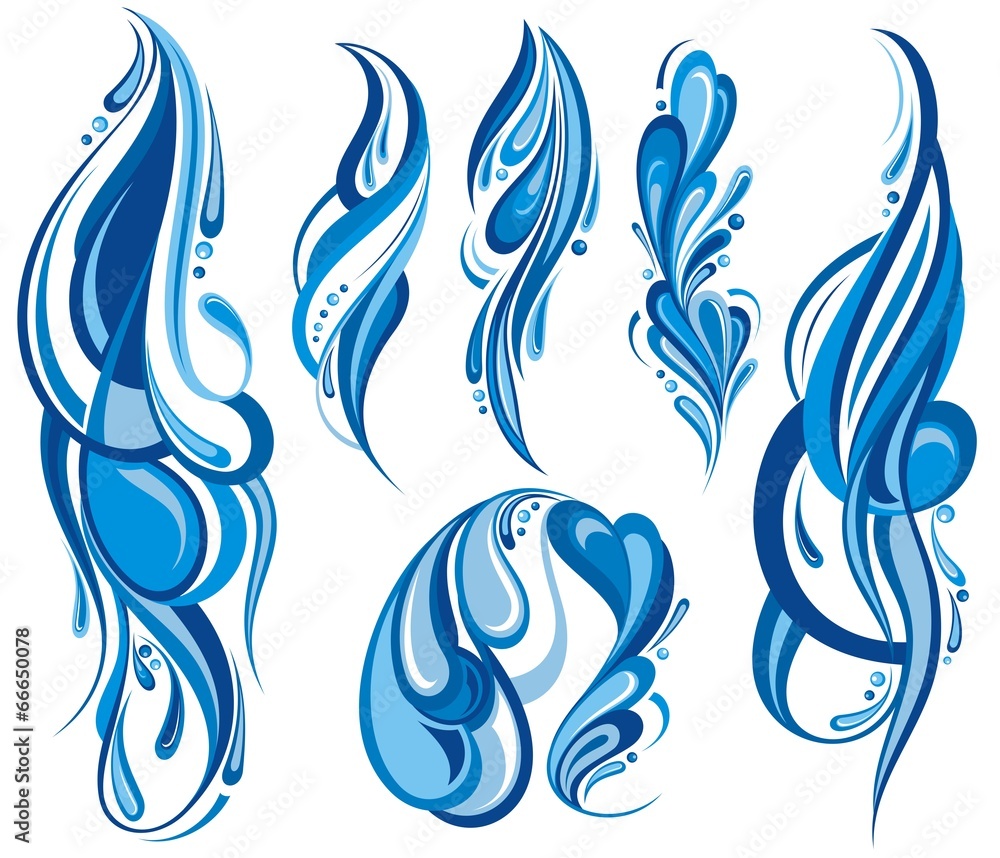 Water wave symbols Water wave symbols