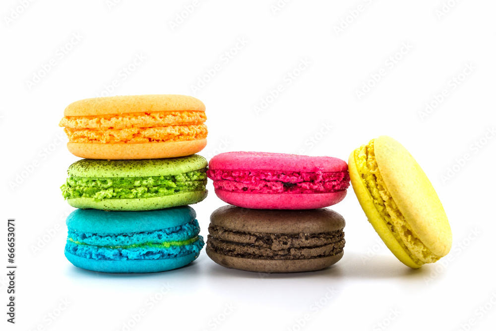 Sweet and colourful french macaroons. Sweet and colourful french macaroons.