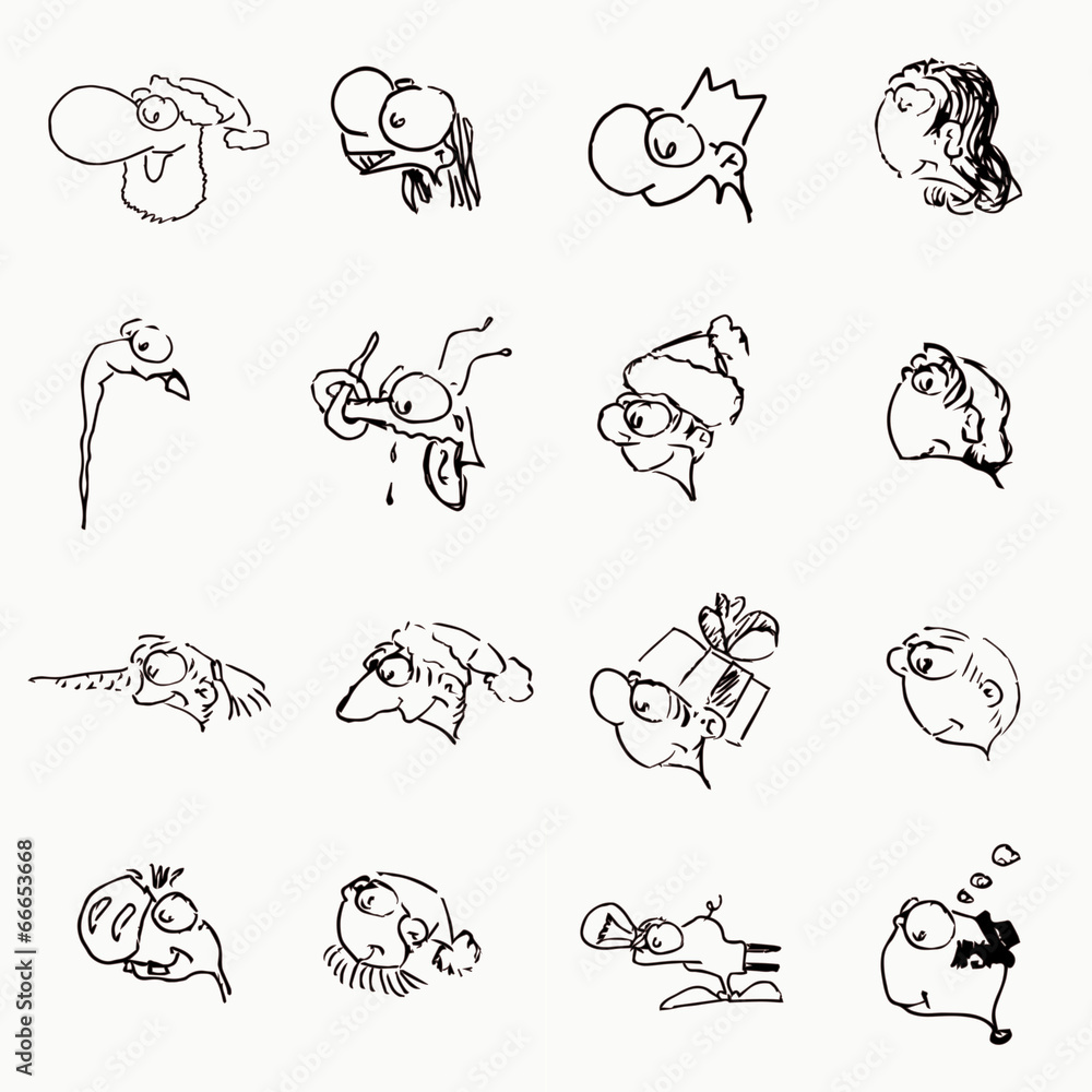 facial expression comic cartoon style facial expression comic cartoon style