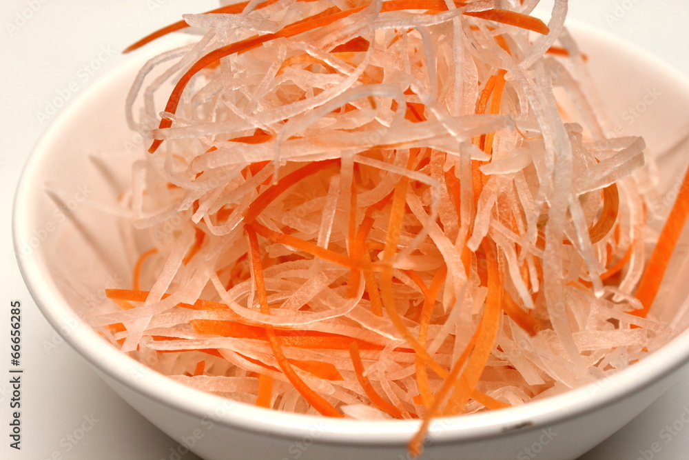 Radish, carrot slide Radish, carrot slide