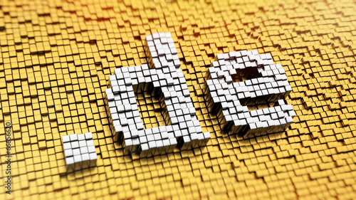 Pixelated domain de