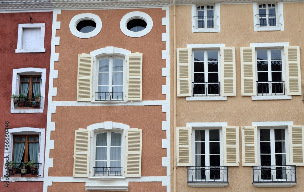 Jolie façade de bâtiment