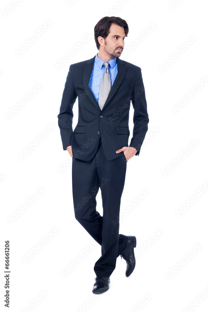 Confident relaxed business executive Confident relaxed business executive