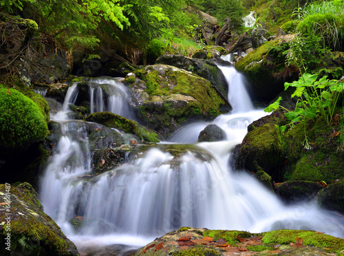 Fototapeta Naklejka Na Ścianę i Meble -  Waterfall in the national park Sumava-Czech Republic