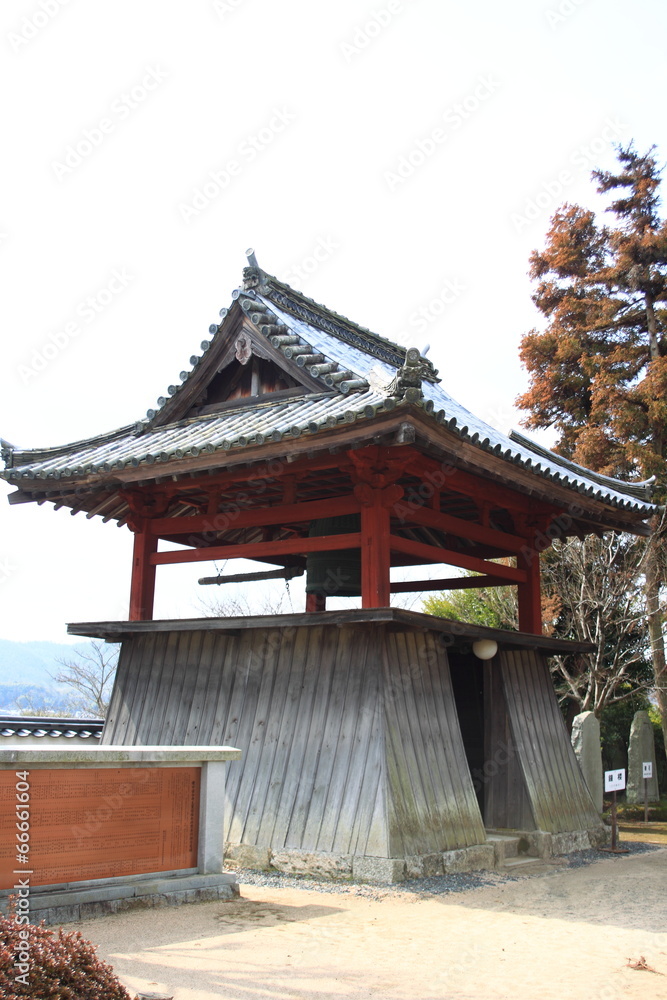 Kokubuji temple in Japan