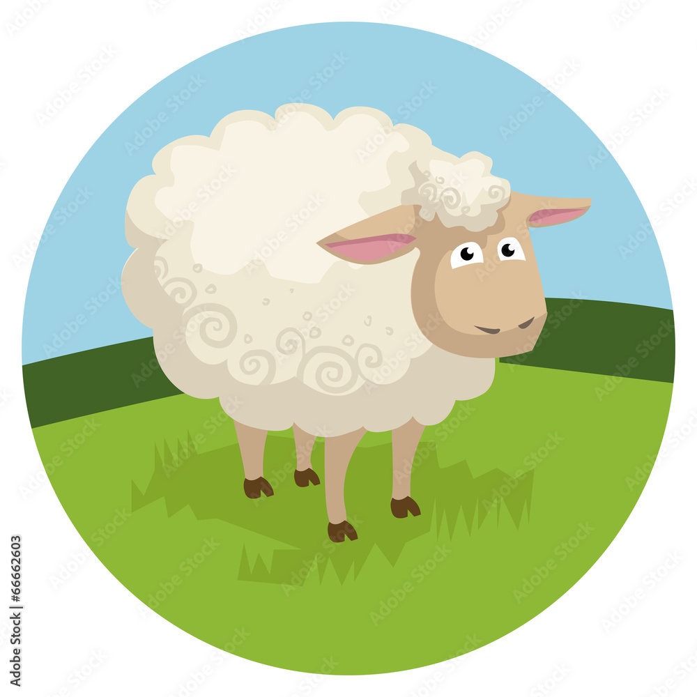 Cute cartoon sheep Cute cartoon sheep