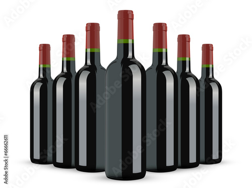 Bouteilles de vin